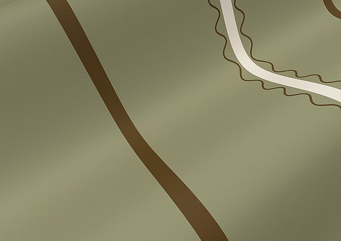 The British Stripe Co. Alfred, Derwent No.1 - Roller Blind - Image 4